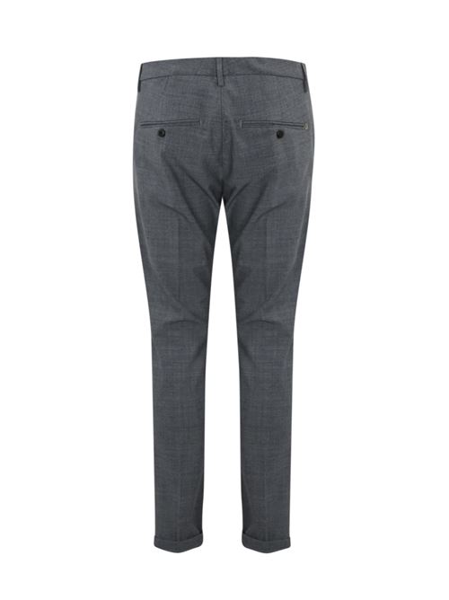 Pantalone Gaubert in tela di lana grigio DONDUP | UP235 TS0009U XXX920